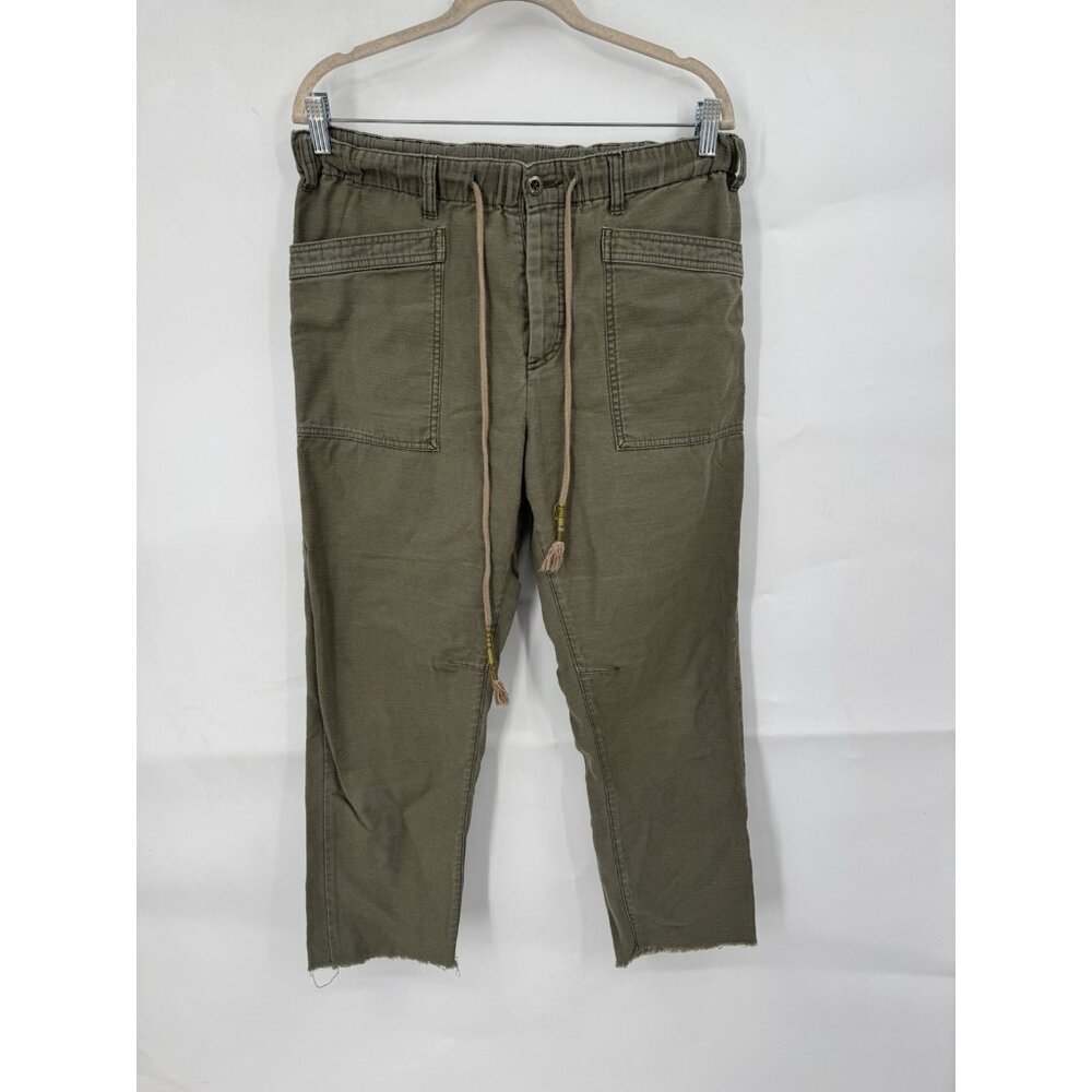 Utility Drawstring Cargo Pants - Olive - image 2